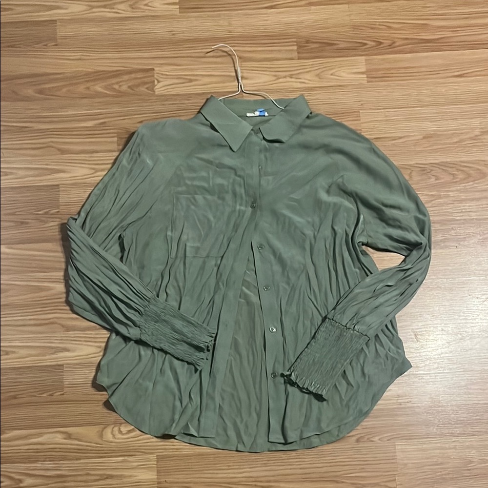 Women's Green Blouse